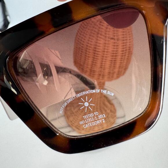 NWT Aldo tortoise shell Cat eye sunglasses - Picture 3 of 5